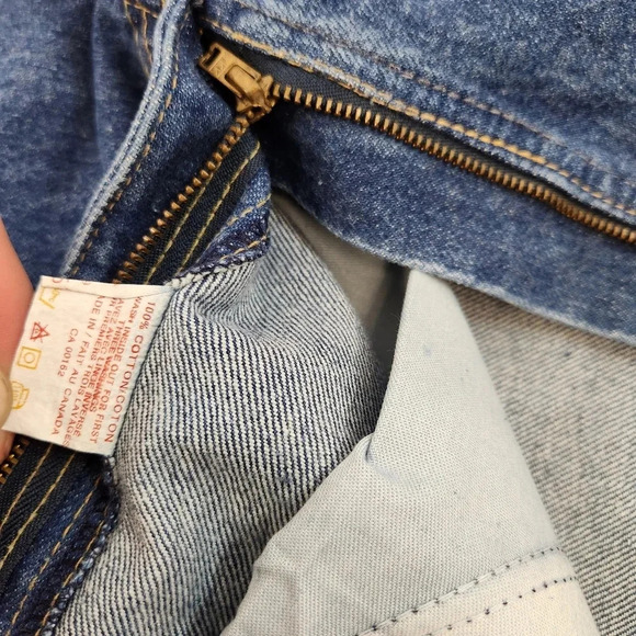 GWG Scrubbies Stonewash Finish Men's Blue Jeans Denim 34x32 - Picture 15 of 16